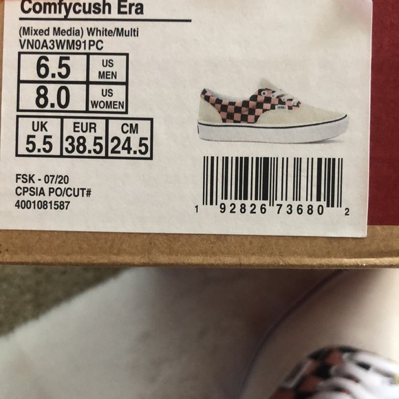 Vans women’s comfy cush multi print era - Picture 7 of 7